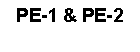 Text Box: PE-1 & PE-2