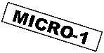 Text Box: MICRO-1
