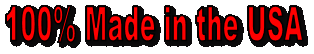 100% Made in the USA